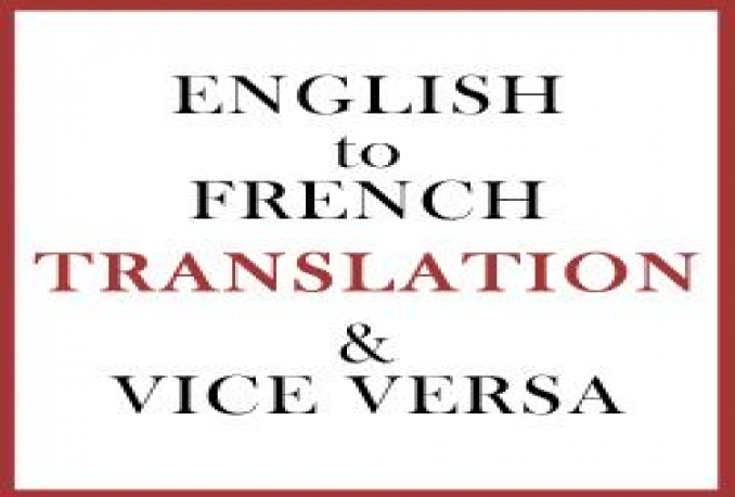 french words translated to english